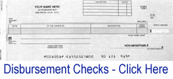 Disbursement Checks