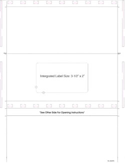 WL3520PS Blank Laser Pressure Seal Form/Label Combination