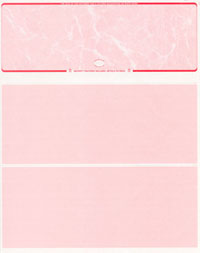 WLSTK1MBRD Blank Laser Top Check Stock - Red Marble Laser Check