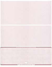 WLSTK3LNBY Blank Laser Bottom Check Stock - Burgundy Linen Laser Check