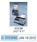 DL1010-56 Your Imprint & Dater Stamp - Non-Self-Inking