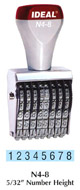 DL1548 Numbering Stamp - Non-Self-Inking