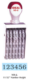 Large Number Numbering Stamp - Non-Self-Inking