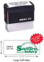 DL200 Large Self-Inking Stamp