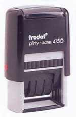 DL4750 Dater Stamp with Your Imprint - Self-Inking