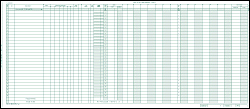 DEL111021 CASH DISBURSEMENT JOURNAL - 35 Columns