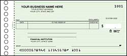 DEL116011 CASH DISBURSEMENT PERSONAL ONE-WRITE CHECK