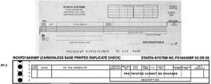 WCKPD18A5NBP - COMB DISB-PAYROLL ONE-WRITE CHECK
