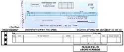 WCKPD400NP - COMB DISB-PAYROLL ONE-WRITE CHECK