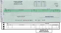 WCKPD400NPD - COMB DISB-PAYROLL ONE-WRITE CHECK