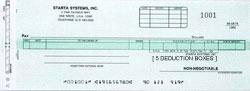 WFP410C - COMB DISB-PAYROLL ONE-WRITE CHECK