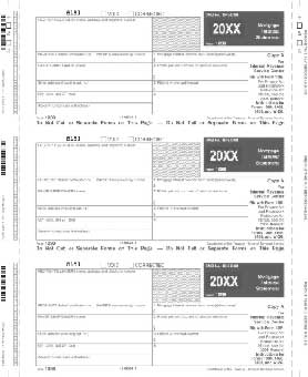 TF2098  Continuous 1098 Mortgage Interest Self-Mailer Tax Forms