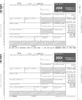 TF2132  Continuous 1099 Dividend Self-Mailer Tax Forms - Carbon