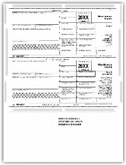 TF5113  1099 Miscellaneous Laser Pressure Seal Tax Forms